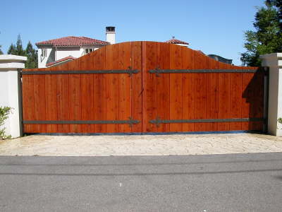 Old World Style Wooden Gate